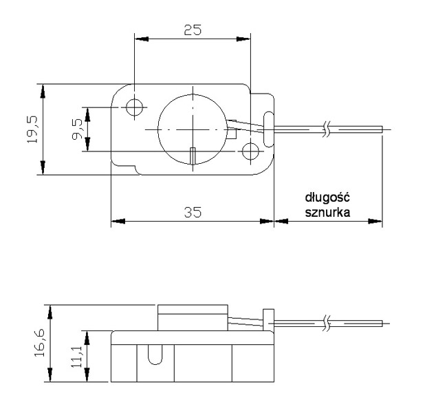 LC-CW-1/BG/42/1,5 cznik cignowy bez zakoczenia sznurka - Akcesoria do kontroli dostpu